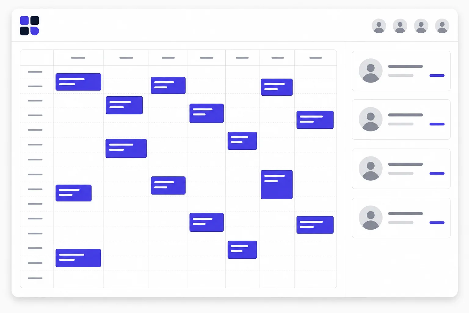 Dashboard mockup